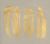 Large Decal Feathers Deuce Sheet