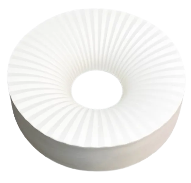 Large Fluted Shelf Ring Slumping Mold