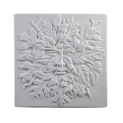 Small Green Man Textured Fusing Tile