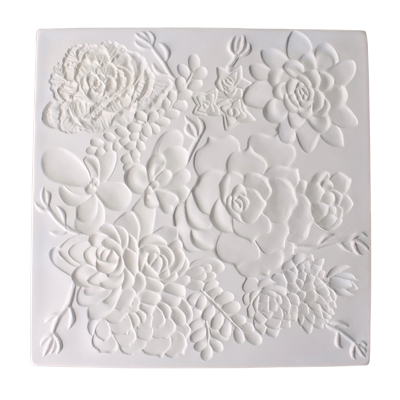 Succulent Texture Fusing Tile