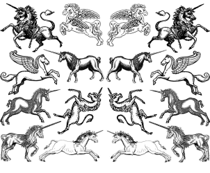Unicorns Decal Sheet