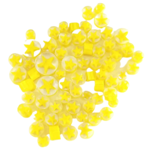 Yellow Star Murrini/ Millefiore COE90