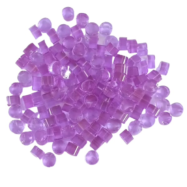 Light Fuchsia Transparent Dots COE90