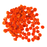 Light Orange Semi- Opalescent Dots COE96