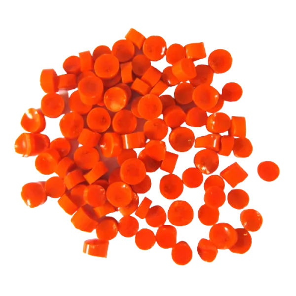 Light Orange Semi- Opalescent Dots COE96