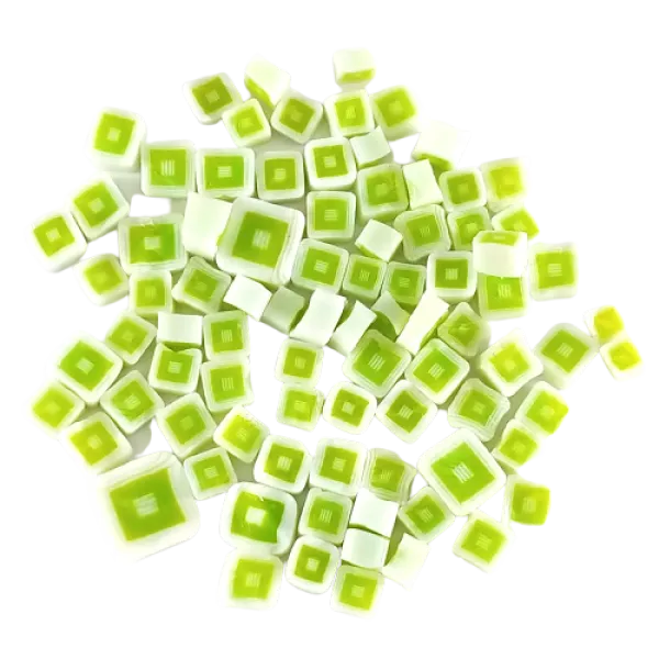 Lime Hip To Be Square Murrini/ Millefiore COE90