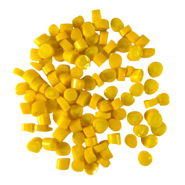 Marigold Opalescent Dots COE96