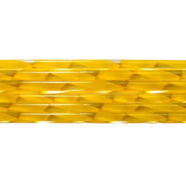 Marigold Streamer Glass Cane COE90