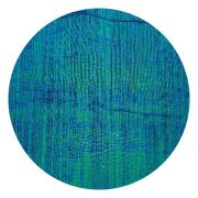 CBS Dichroic Coating Aqua on Black Fipple Glass COE90