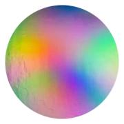 CBS Dichroic Coating Mixture on Thin Black  COE96