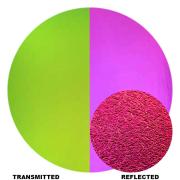 CBS Dichroic Coating Crinklized Green/ Magenta on Thin Clear  COE96