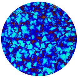 CBS Dichroic Coating Magenta/ Green Fusion Pattern on Thin Black Glass COE90