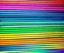 CBS Dichroic Noodles on Thin Clear Glass, Assorted Colors COE96