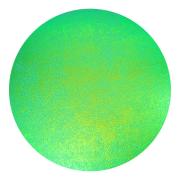 CBS Dichroic Coating Emerald Green on Wissmach Thin Clear Moss Textured Glass COE96