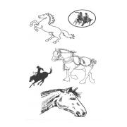 Designer Silk Screen Horse-2 Pattern