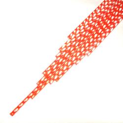 Twisted Cane Clear with Red Single Twist Cane COE90