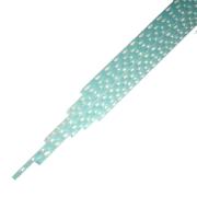 Twisted Cane Clear with Turquoise Single Twist Cane COE90
