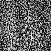 Etched Budding Branches Pattern