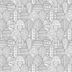 Etched Easter Eggs Pattern