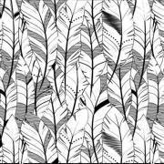 Etched Feathers Pattern
