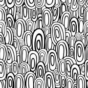 Etched Funky Ellipses Pattern