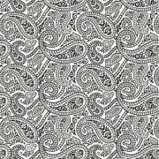 Etched Paisley Pattern