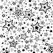 Etched Shooting Stars Pattern
