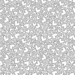 Etched Small Hearts Pattern