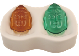 Buddha Faces Mold