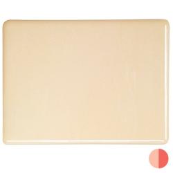 Bullseye Glass Almond Opalescent, Thin-rolled, 2mm COE90