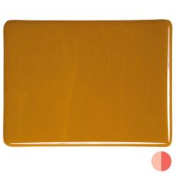 Bullseye Glass Butterscotch Opalescent, Thin-rolled, 2mm COE90