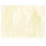 Bullseye Glass Clear, French Vanilla Opal Streaky, Double-rolled, 3mm COE90