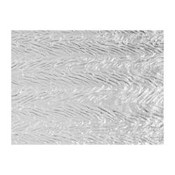 Bullseye Glass Clear Transparent, Herringbone Ripple, 3mm COE90