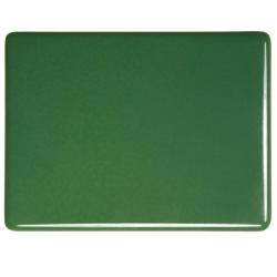 Bullseye Glass Dark Forest Green Opalescent, Thin-rolled, 2mm COE90