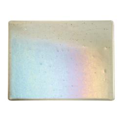 Bullseye Glass Oregon Gray Transparent, Rainbow Iridescent Thin-rolled, 2mm COE90