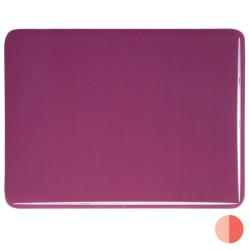 Bullseye Glass Plum Opalescent, Double-Rolled, 3mm COE90