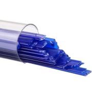 Bullseye Glass Ribbon Deep Cobalt Blue Opalescent COE90