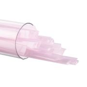 Bullseye Glass Ribbon Petal Pink Opalescent COE90