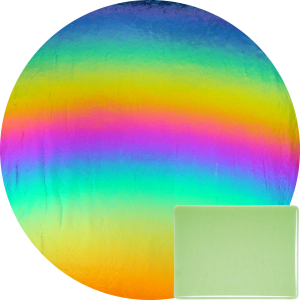 cbs-dichroic-coating-rainbow-2-on-bullseye-light-green-transparent-thin-rolled-2mm-coe90-sku-176262-894x894.png