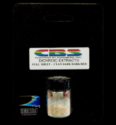 CBS Dichroic Extract Cyan/ Dark Dark Red