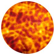 CBS Dichroic Coating Candy Apple Red Aurora Borealis Pattern on Thin Black Glass COE96