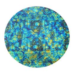 CBS Dichroic Coating Cyan/ Copper Fusion with Stell Original Pattern Glass COE90