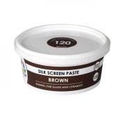 Color Line Silk Screen Paste, Brown, 5.3 oz.