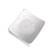 Flower Textured Small Square Slumping Mold