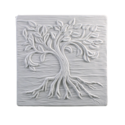 Small Tree of Life Textured Fusing Tile