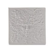 Small Lady of Woods Textured Fusing Tile