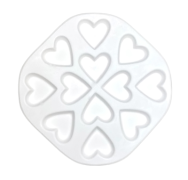 12 Hearts Casting Mold