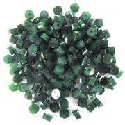 Dark Forest Green Opalescent Dots COE90