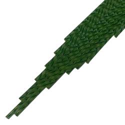 Twisted Cane Dark Green, Fern Green and Amazon Green Twist Cane COE96