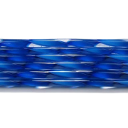 Deep Royal Blue Streamer Glass Cane COE90